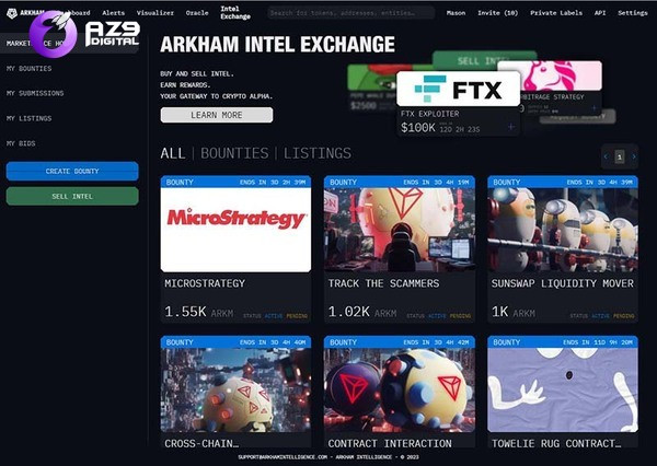 The Arkham Intel Exchange - Sàn giao dịch, Arkham coin