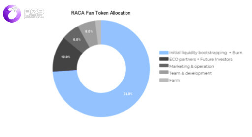 Raca Token Allocation
